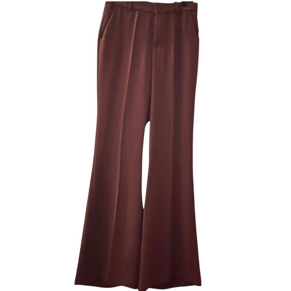 ZARA Brown bootcut trousers